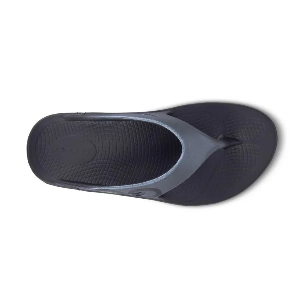 #1040 OOFOS Unisex Ooriginal Sport Sandals Graphite Womens Size 13 Mens Size 15
